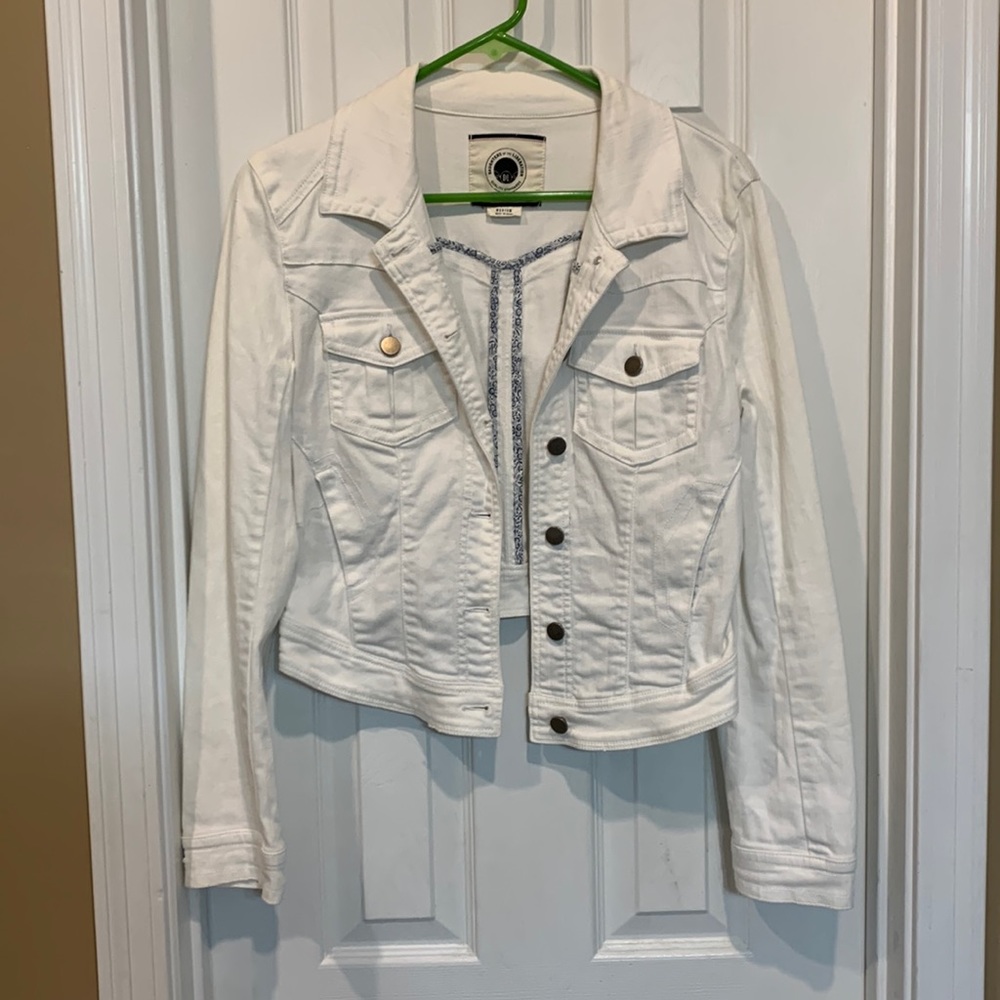 White Jean Jacket